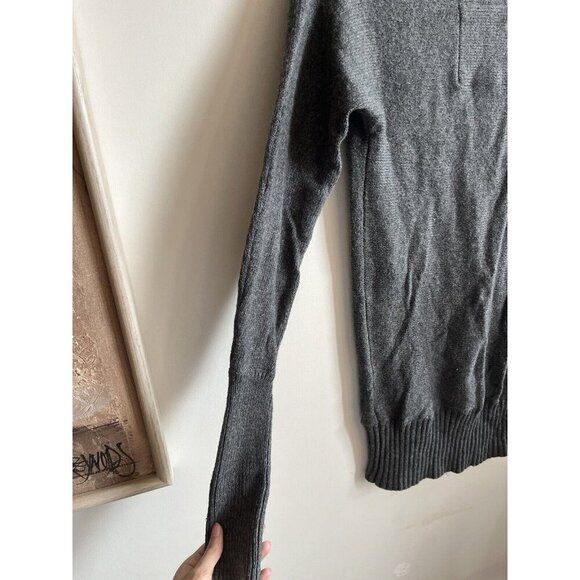 Vintage HOLLISTER Cotton-Nylon-Rabbit Hair V-neck Vintage Sweater top XS - Picture 6 of 11